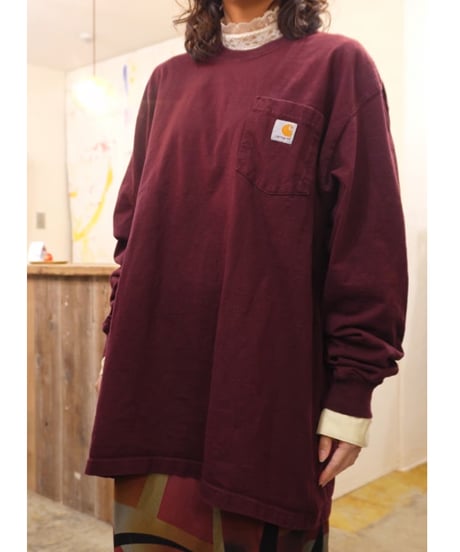 『Carhartt』 Long Sleeve Pocket T-Shirt