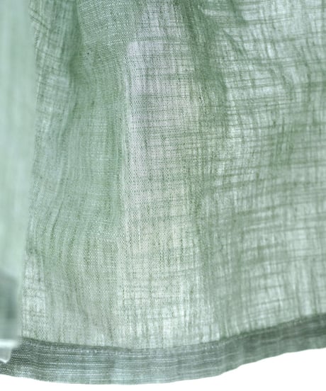 60s "Pilgrim" Cotton 『Kasuri』Weave Open collar Shirt / size 15-15½