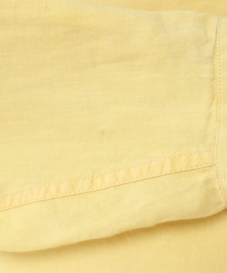 00s "Banana Republic" 100% Irish Linen Band Collar Shirt