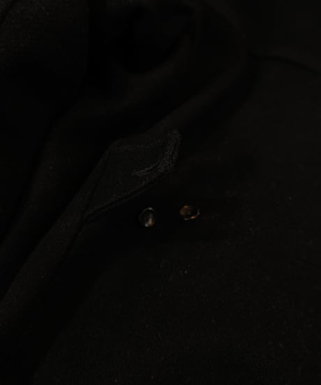 50-60s Black Wool Double zip Pharaoh Jacket