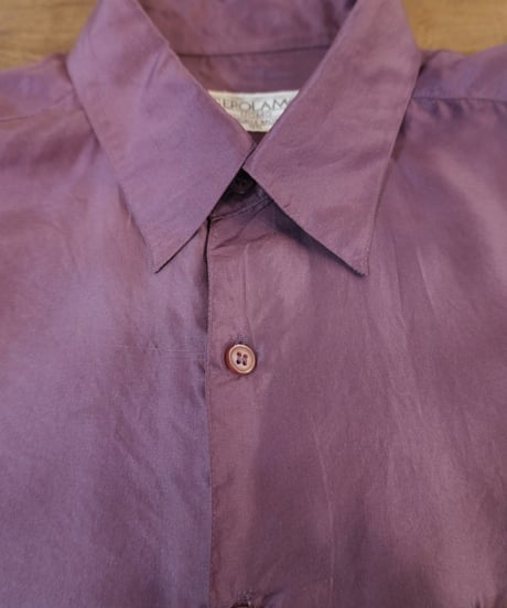 00s Lavender color Silk shirt