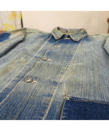 40s WWⅡ U.S.ARMY Denim Coveralls / size 38程度