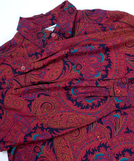90s Paisley Rayon Shirt Made in USA