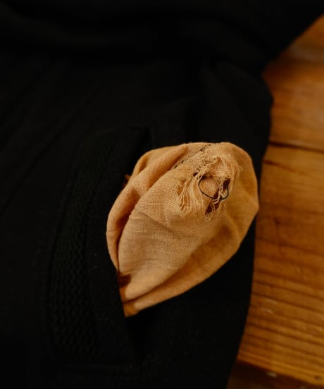 50-60s Black Wool Double zip Pharaoh Jacket