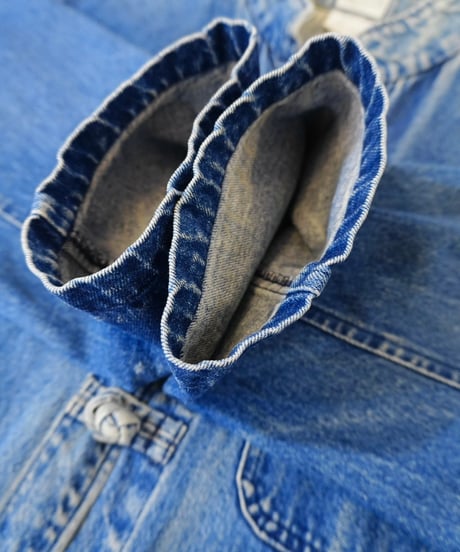 90s 『Hasting＆Smith』  Denim Chinese style coveralls