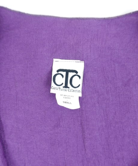90s Violet Flash Drape Bolero