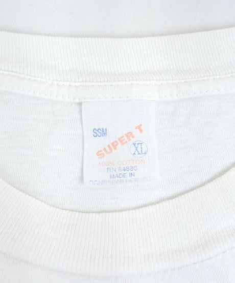 90s "THE HAPPY FISHER MAN" Printed T-shirt / size XL