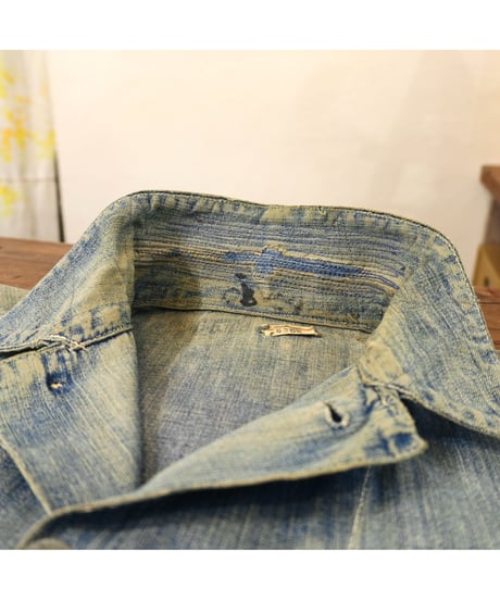 40s WWⅡ U.S.ARMY Denim Coveralls / size 38程度