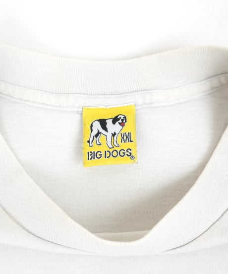 90s "BIG DOGS" Ski Dog T-Shirt "Made in USA" /size XXL