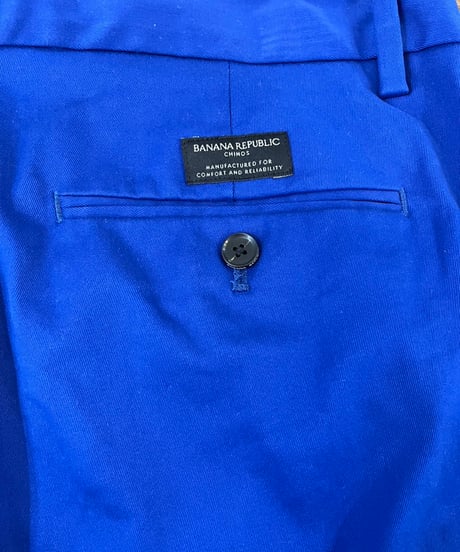 『BANANA REPUBLIC』 Royal blue chinos / size W32 L36