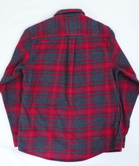 00s “ORVIS” Red Shadow Check Flannel shirt with pockets / size S