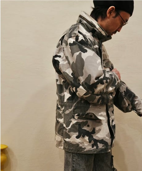 Monotone Camouflage pattern M-65 type Jacket