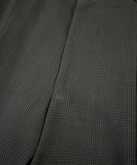Glen Check Two-pleat Slacks