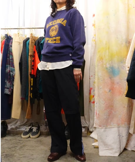 Side-open Modified Nylon Pants