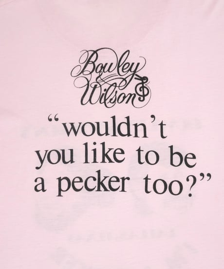 80s "Bowley & Wilson" Dallas Texas Comedy Duo Pink T-Shirt