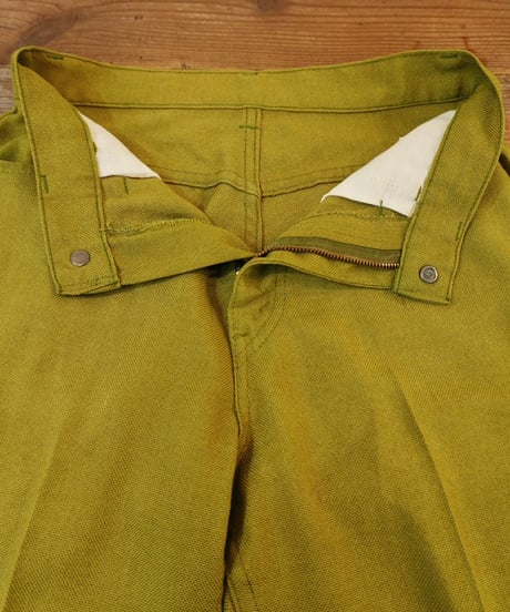70s Olive color 『Levi's STA-PREST for gals』 "Big E" Pants