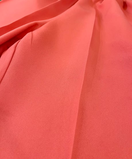 Pink polyester easy pants Made in USA