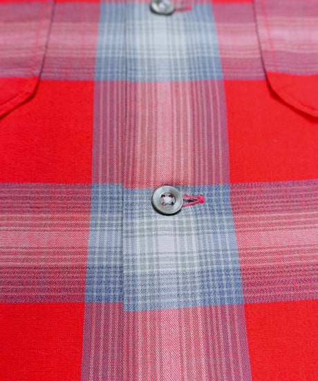 50s “Pilgrim” Cotton Open Collar Shirt