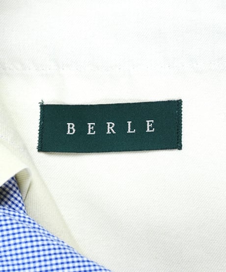 Seersucker pincheck two-pleat slacks