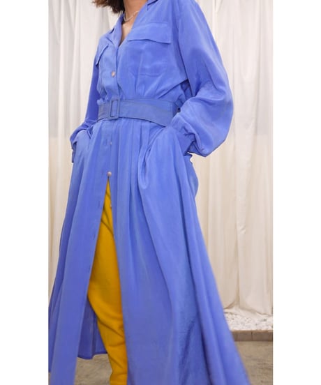 80-90s Button Front Midi Dress