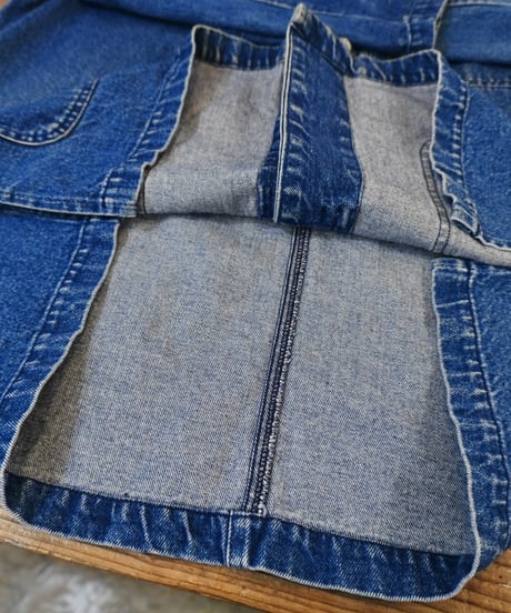 90s 『Hasting＆Smith』  Denim Chinese style coveralls