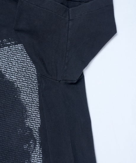 90s “Jimi Hendrix” Typography Portrait Print T-Shirt / size XL
