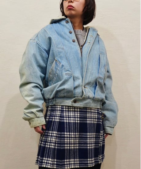 80s-90s Boa Denim Jacket