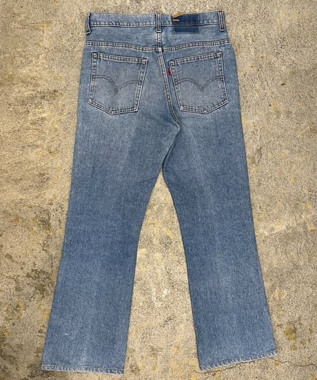 80s 『Levi's 517』 ブーツカット 内股シングル 黒カン / size W31L30程度