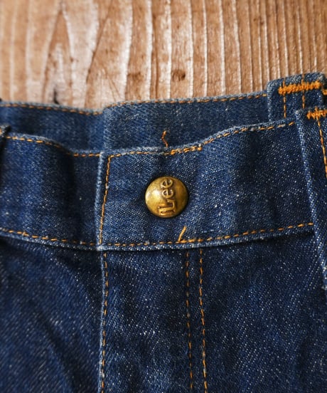 70s 『Lee』 Reversible Bootcut denim pants / W34 L30 程度