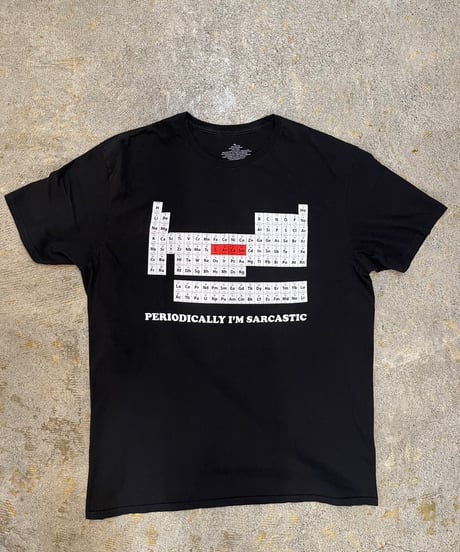 00s Element symbol printed T-shirt