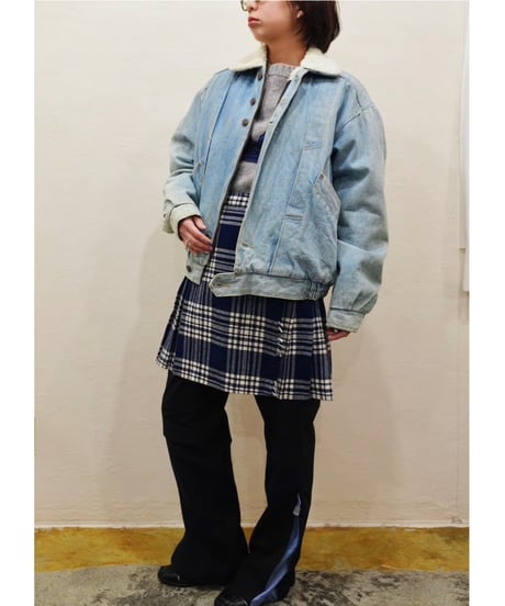 80s-90s Boa Denim Jacket