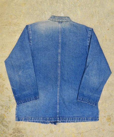 90s 『Hasting＆Smith』  Denim Chinese style coveralls
