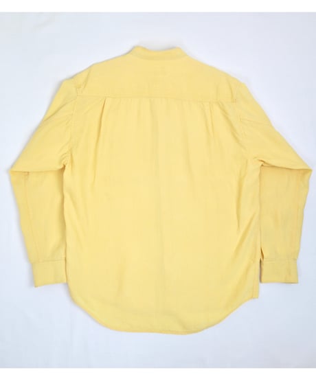00s "Banana Republic" 100% Irish Linen Band Collar Shirt