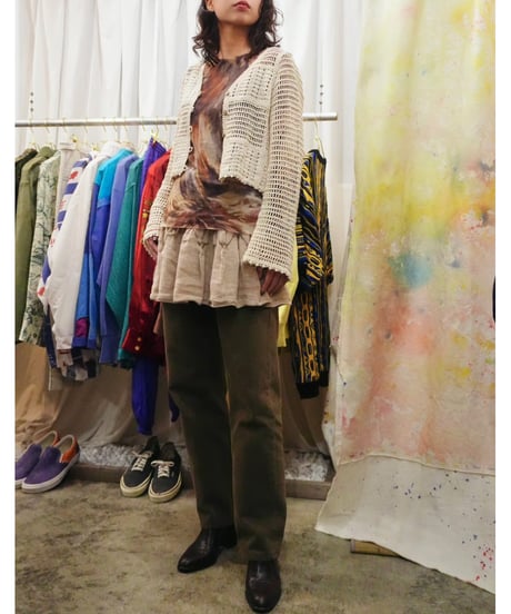 Crochet Knit Short Cardigan