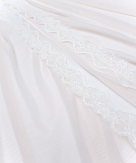 Lace-Trimmed Sheer Nightdress
