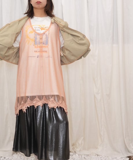 Shining Sheer Knit Tunic