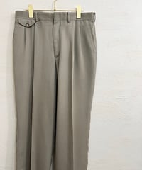 Light beige two-pleat slacks "Made in USA"