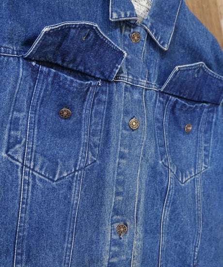 90s Denim Cocoon Coat