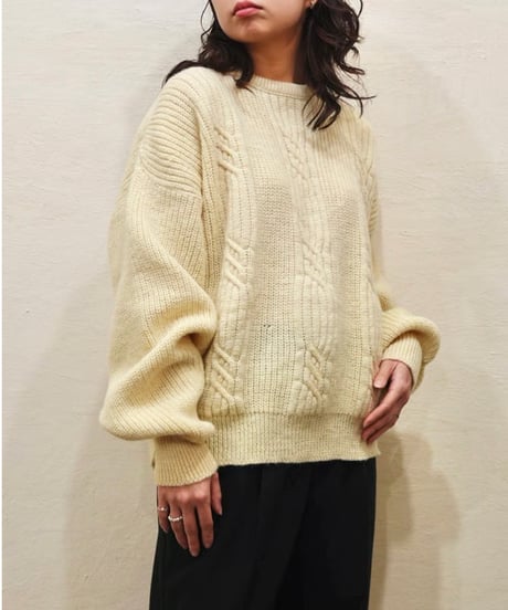 70s『Pendleton』Aran knit