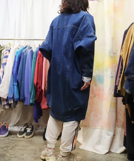 90s Denim Cocoon Coat