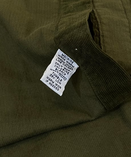 『Ralph Lauren』 Dark green corduroy shirt / size XL