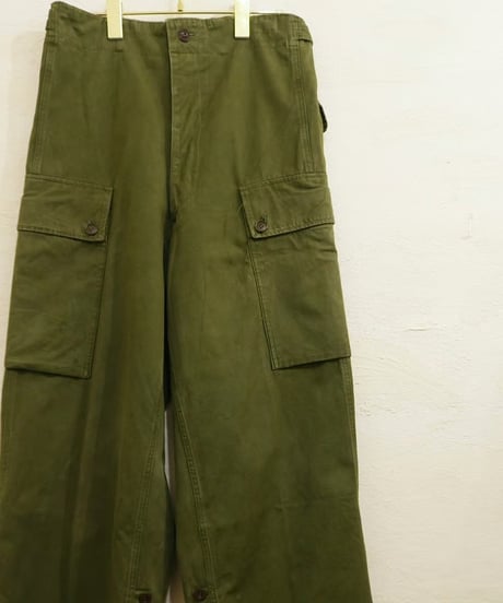 50s オランダ軍 ダブルフェイス カーゴパンツ / size W32 L31 程度