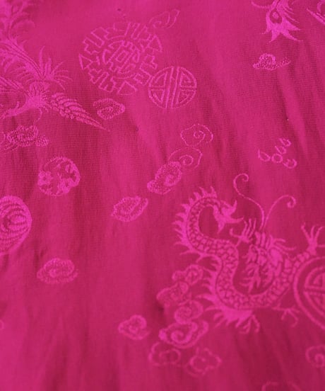 Chine Silk Padding Vest