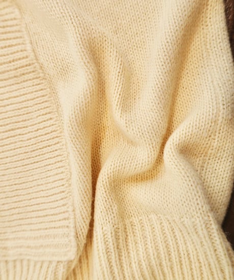 70s Shawl collar Knit