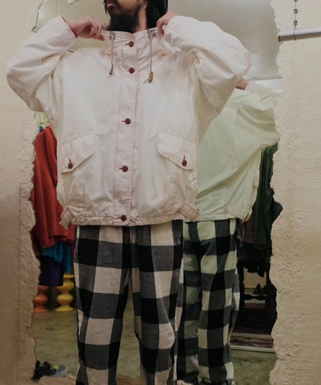 90s 『PACER』 Cotton shell Bomber jacket