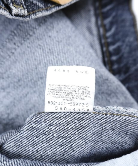 90s "Levi’s 550" Black jeans Made in USA / W31 L32