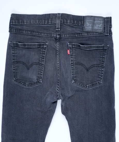 『Levi’s 510』Skinny Crushed Black Jeans