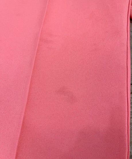 Pink polyester easy pants Made in USA