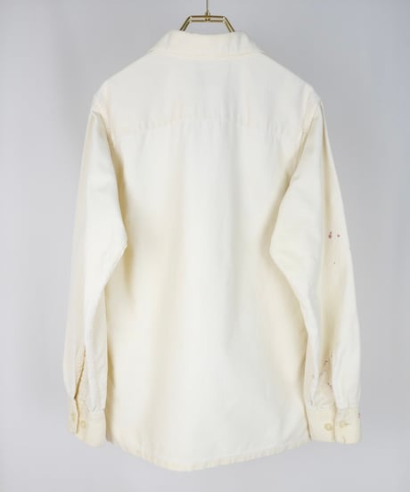 50s "Samsons" Open-collar corduroy shirt / size S