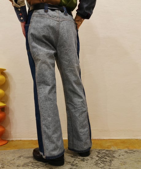 70s 『Lee』 Reversible Bootcut denim pants / W34 L30 程度